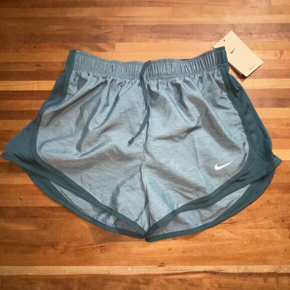 Nike Dri-Fit Tempo Womens Running Shorts deep jungle small - Picture 7 of 9
